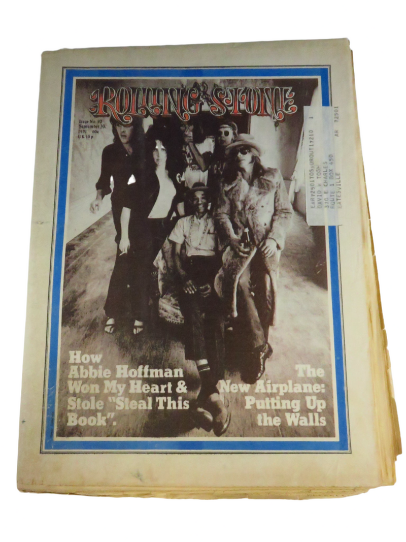 Rolling Stone Magazine Sept 30 1971 No 92, Jefferson Airplane, Woody Allen