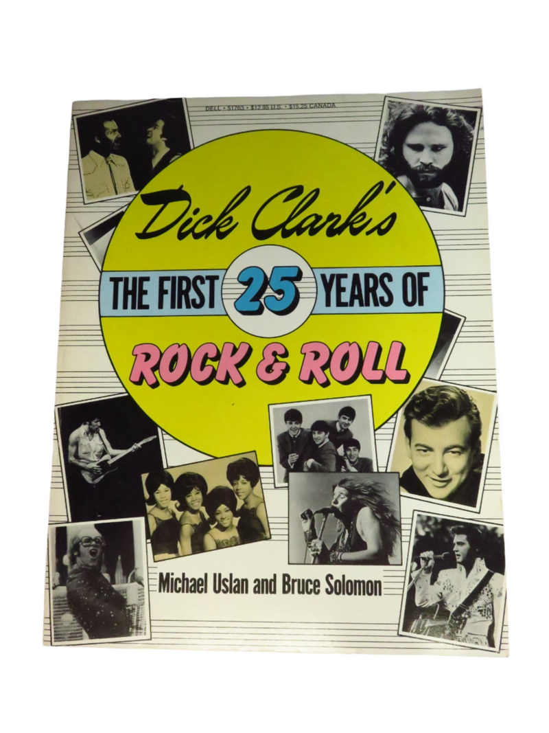 Dick Clark's The First 25 Years of Rock & Roll 1st Edition Uslan & Solomon — front view