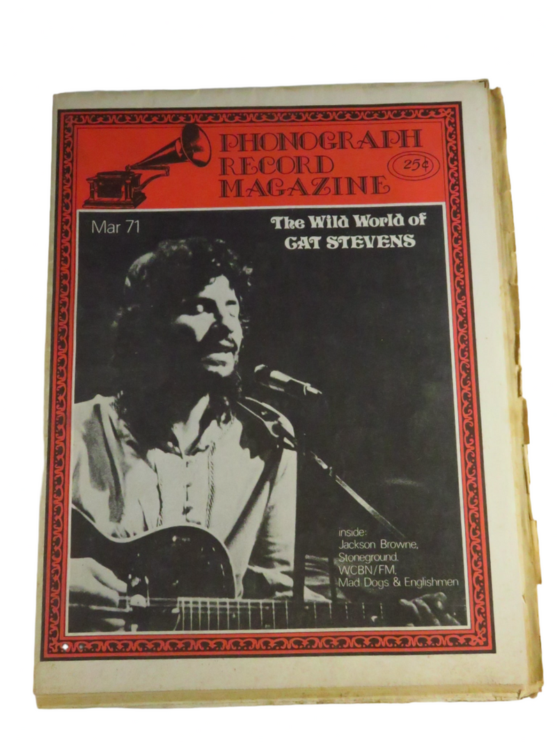 Phonograph Record Magazine March 1971 The Wild World of Cat Stevens