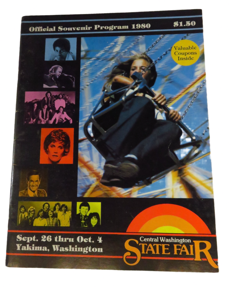 1980 Central Washington State Fair Official Program Yakima Washington