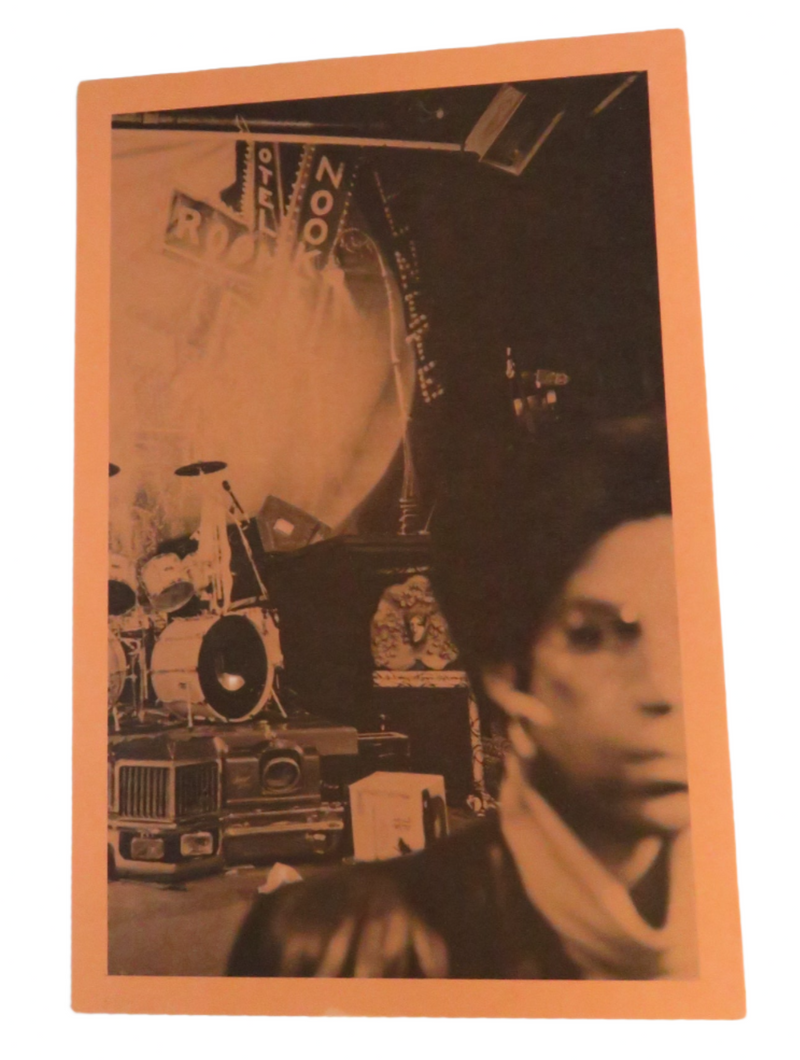 Prince Sign O TIme Original USA Orange Fan Club Postcard Unused — Entertainment Memorabilia:Music Memorabilia:Rock & Pop:Arti