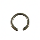 Large Round Form White Metal Pocket Watch Bow 21.45mm across & 4.82mm opening — Jewelry & Watches:Watches, Parts & Accessorie