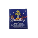 Blue box with colorful text and graphics on a white background