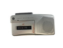 Vintage cassette player on a light gray background