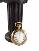 Gorgeous New England Cavour 10K Gold Filled Enameled 3/0 Pendant Watch