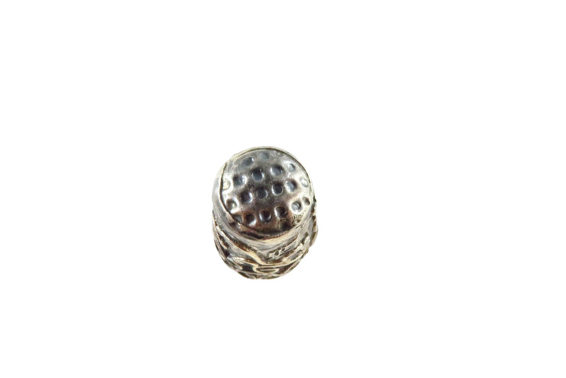 Vintage Sterling Silver Thimble Taxco Mexico JGH Fancy Design Size 8