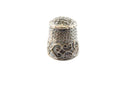 Vintage 980 Silver Sewing Thimble Taxco Unknown Maker Mexico Size 9 — Sterling Silver, Silver — front view
