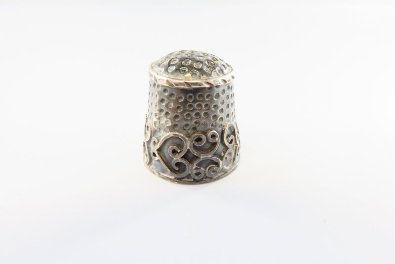 Mexican Sterling Silver Thimbles with Other Metal Thimbles