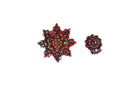 Victorian Rose Cut Bohemian Garnet Star Brooch And Pin Fragment For Repair — Jewelry & Watches:Vintage & Antique Jewelry:Cost