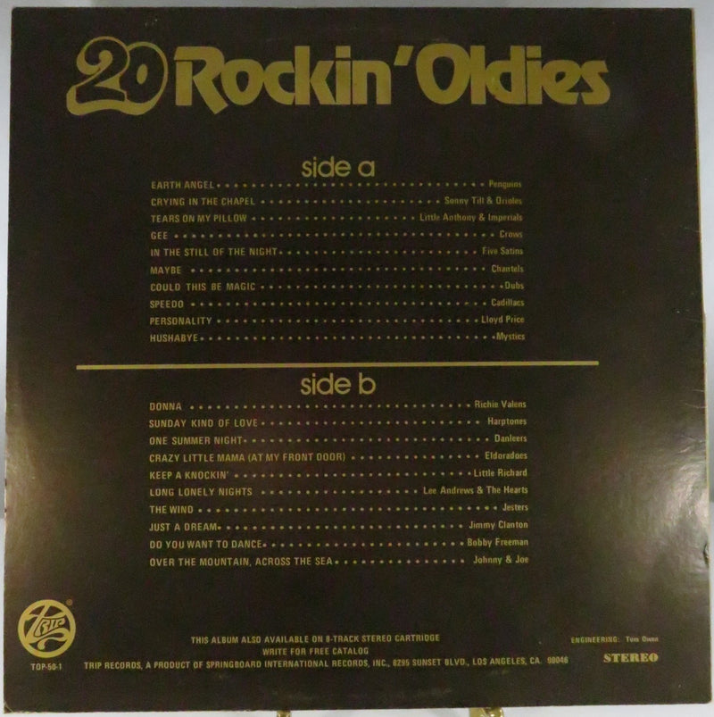 Various Super Oldies Of The 50s Volume 1 TOP-50-1 Stereo LP 20 Origina