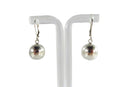 Bold 12mm Round Ball Dangle Lever Back Earrings Sterling 925 HOB Mexico — Jewelry & Watches:Vintage & Antique Jewelry:Fine:Re