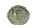 American Poultry Farmer 1989 Commemorative Belt Buckle Limited Edition Farm Scene