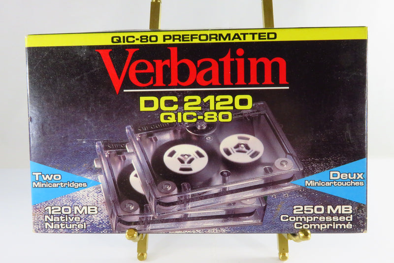 Verbatim DC 2120 QIC-80 120MB Mini Cartridge Lot Display Item