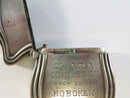Sterling Match Safe Hoboken NJ Charter Commission 1912 Art Nouveau Presentation Vesta