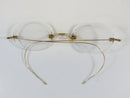 Antique Eyeglass Shipping Box with American Optical Rimless Eyeglasses Early 1900s Optical Set
