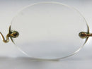 Antique Eyeglass Shipping Box with American Optical Rimless Eyeglasses Early 1900s Optical Set