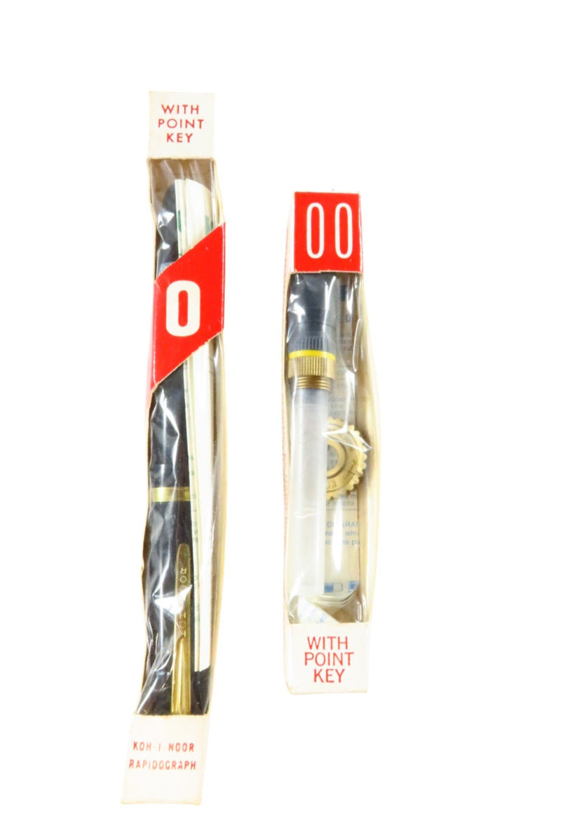 Koh-I-Noor Rapidograph 3060 No 0 and No 3065 Drawing Point Section 00 — Collectibles:Pens & Writing Instruments:Pencils:Mecha