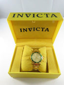 Invicta Reserve 6887 Automatic Gold Tone Stainless Steel Dive Watch Swiss Made 500M Skeleton Back