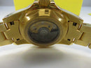 Invicta Reserve 6887 Automatic Gold Tone Stainless Steel Dive Watch Swiss Made 500M Skeleton Back