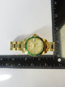 Invicta Reserve 6887 Automatic Gold Tone Stainless Steel Dive Watch Swiss Made 500M Skeleton Back