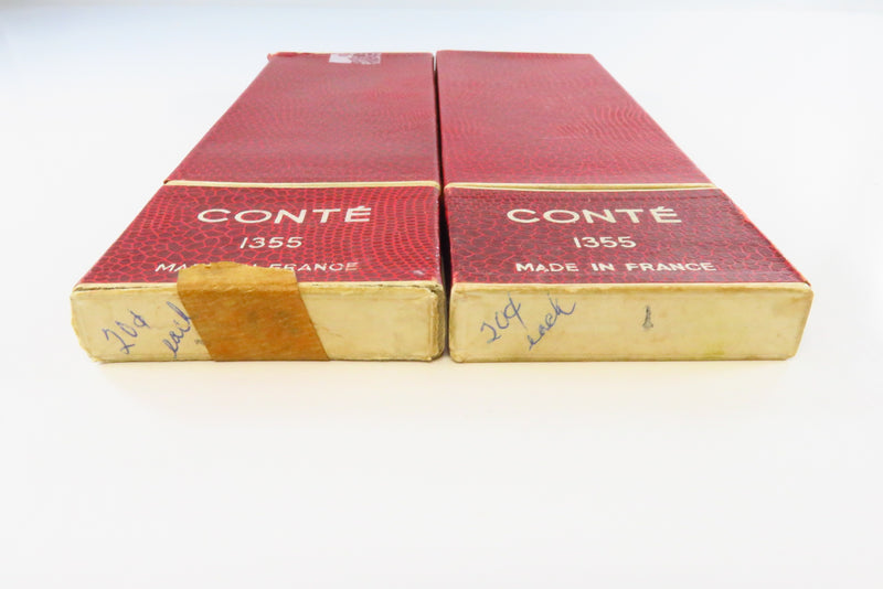 Vintage Used Colored Artist Pencils Conte 1355 France 10 Total Pieces