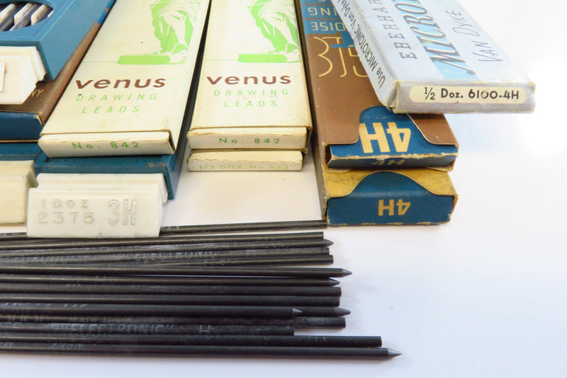 Vintage Mixed Lot of Drawing Leads 3H 4H 6H Eagle & Venus Brand