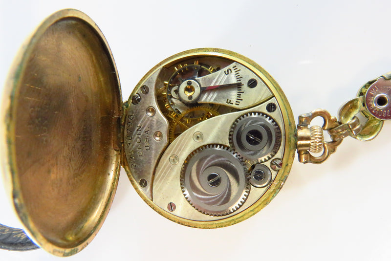 1921 Elgin 3/0 Wrist Watch Model 3 Grade 463 7J B&B Case for For Repair