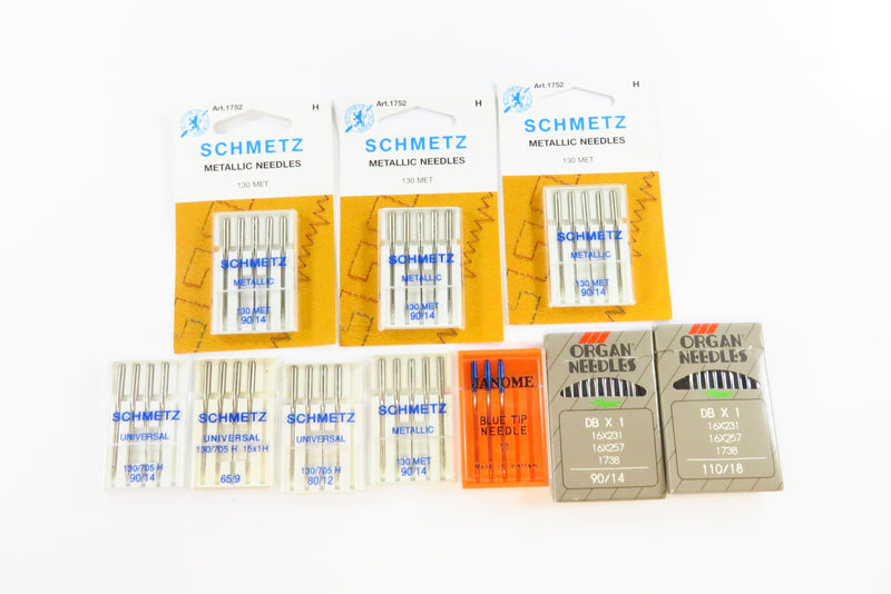 Generous Assortment of Schmetz Metallic & Universal Needles as Pictured