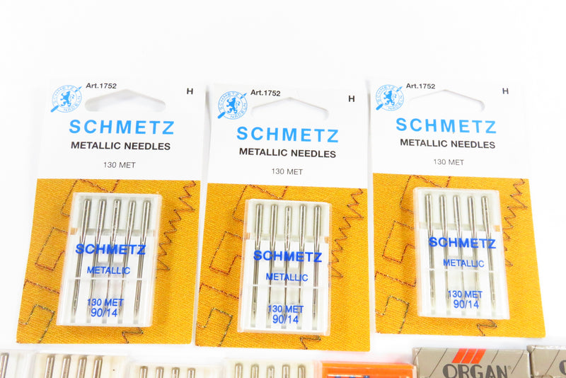 Generous Assortment of Schmetz Metallic & Universal Needles as Pictured