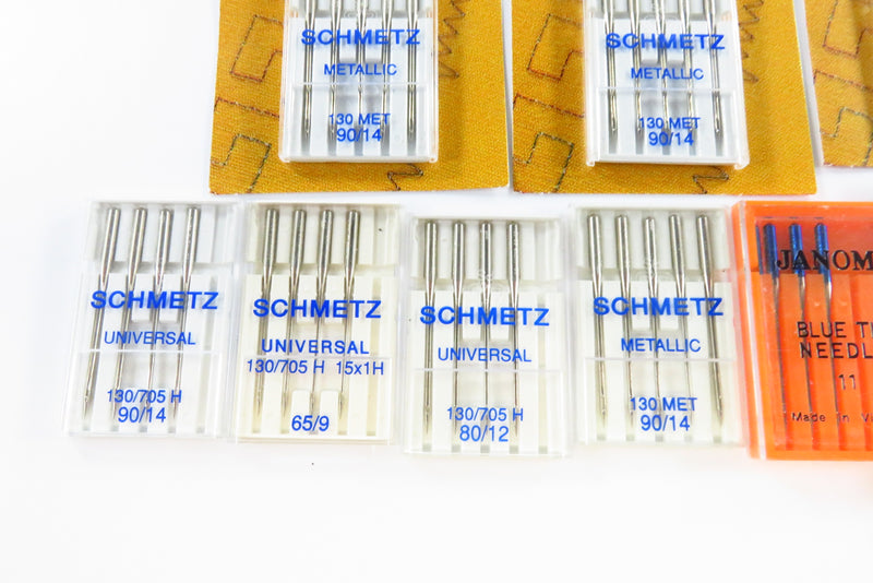 Generous Assortment of Schmetz Metallic & Universal Needles as Pictured