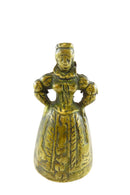 Vintage Cast Brass Bell Victorian Woman Form 3 1/4" High Heavy — Collectibles:Militaria:1954-60:Original Period Items — front