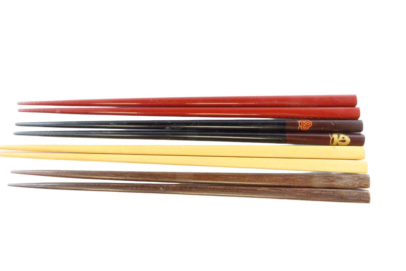 Bamboo Chopsticks Lot of 4 Sets