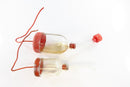 A Pair of Vintage Perky Pet Old School Glass Hummingbird Feeders for Resto — Rarities — front view