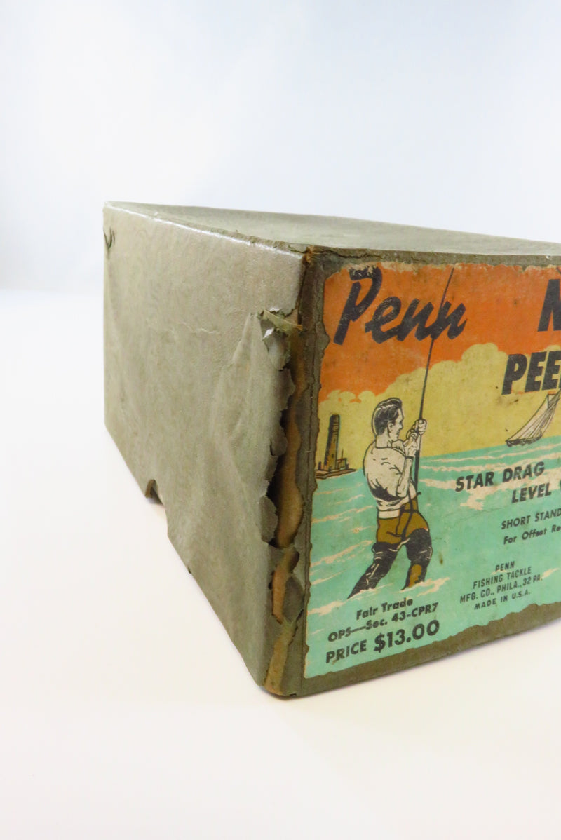 Penn No. 9 Peerless Fishing Reel Box Only for Resto or Display