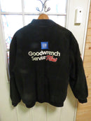 Jeff Hamilton Pro Sport Gm Goodwrench Service Plus Nascar Suede Jacket Dale Earnhardt Size L