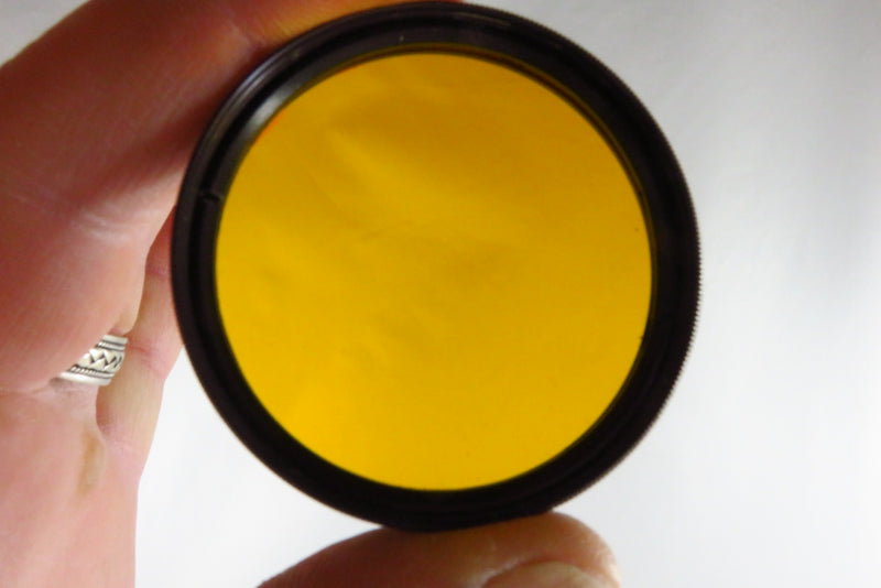 Grouping of 52mm Filters Hoya Nikon Yellow Orange Blue Clear