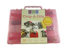Crop-A-Dile tool kit with pink case on a white background