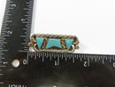 Vintage Navajo Sterling Silver Turquoise Brooch Handmade Southwestern Jewelry
