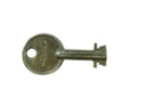 Vintage Sargent 3B34 key on a white background