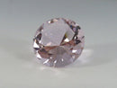 Faceted Pink Glass Crystal Decorative Display Ornament Round Cut Large Paperweight