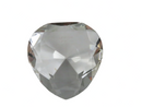 Clear Faceted Crystal Glass Decorative Display Stone Large Round Brilliant Cut 48.8mm Optical Style