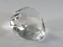 Clear Faceted Crystal Glass Decorative Display Stone Large Round Brilliant Cut 48.8mm Optical Style