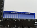 Vintage Unbreakable Pocket Comb Usa Made Barber Advertising Cliff Shupp Stylist Celluloid