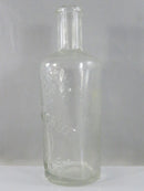 Antique Ed Pinaud Paris Registered Barber Bottle Clear Glass Hair Tonic Aftershave