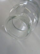 T.W.C. Co Barber Shop Glass Jar With Lid Antique Frosted Rim Apothecary Style Container