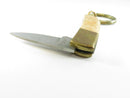 Rare Unicorn National Blade Fox Tail Keychain Pocket Knife NJ Scrimshaw Ship Handle Slipjoint