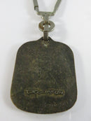 OLYMPIC GRENOBLE 1968 Ets Arthus Bertrand Paris Bronze Key Fob French Winter Games Medal