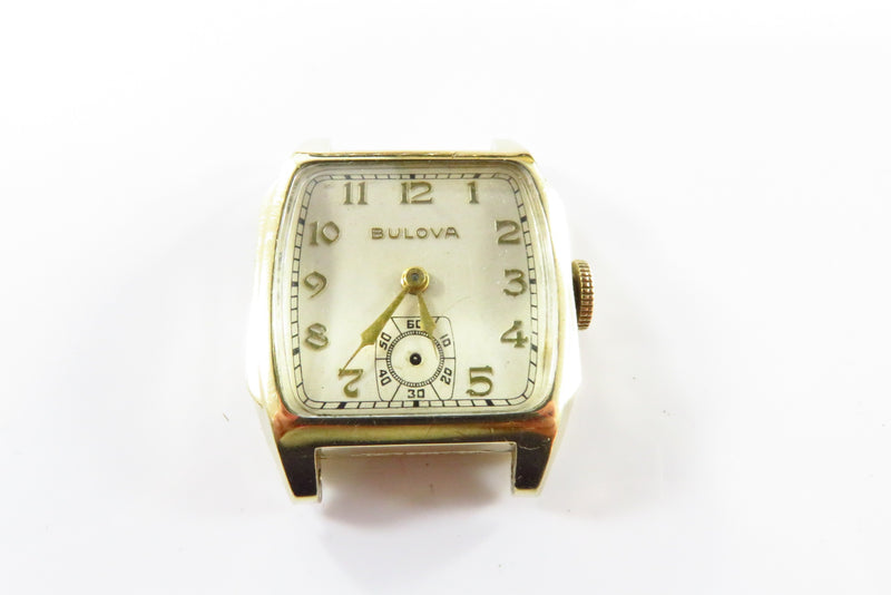 c1950's Bulova Fifth Avenue New York Men's Watch 10AE 15 Jewels Adjusted