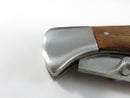 Gerber Winchester Lockback Wood Handle Folding Knife with Sheath 7-1/2" Preowned