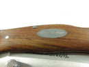 Gerber Winchester Lockback Wood Handle Folding Knife with Sheath 7-1/2" Preowned